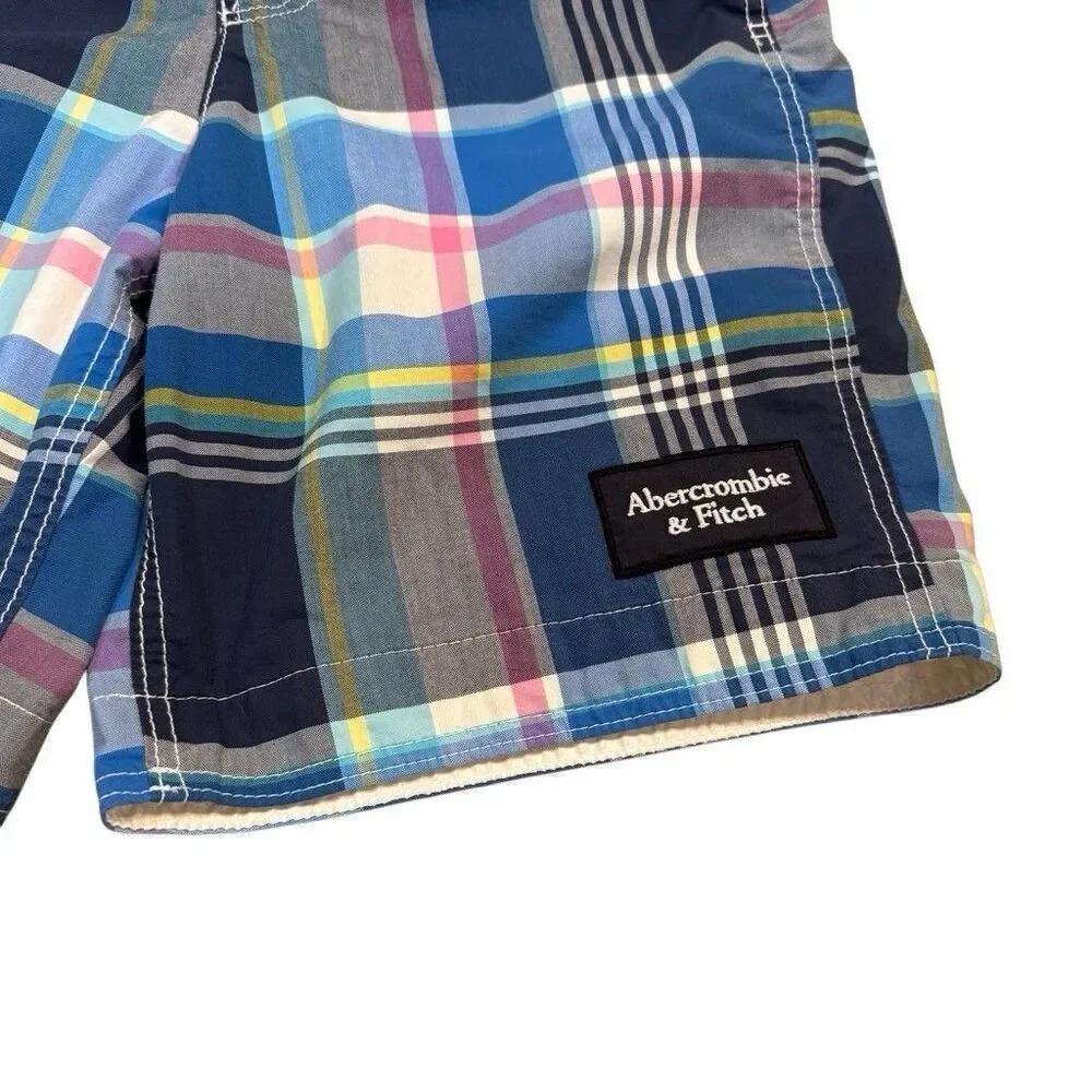 Abercrombie Fitch Swim Trunks Mens Small Board Shorts Lined Swimsuit Adult Y2K
